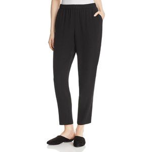 NEW EILEEN FISHER System Slouchy Silk Ankle Pants